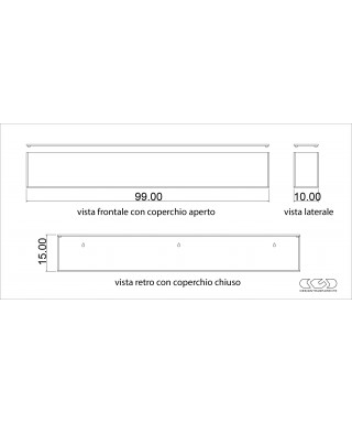 Vetrinetta da appendere in plexiglass trasparente su misura