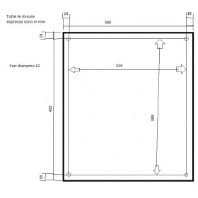 Plexiglass taglio laser su misura come da disegno Castagnoli