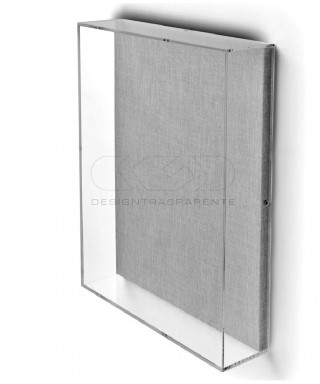 Canvas and paintings 75 cm protection box frame acrylic display case.