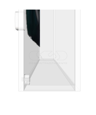 Low-relief paintings cm 70 protection case acrylic frame.