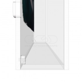 Tele e quadri cm 75x95 box protezione cornice a giorno in plexiglass.