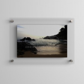 Frame cm 40 with acrylic panels and spacers.