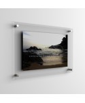 Frame cm 95 with acrylic panels and spacers.