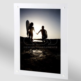 Acrylic large format frame base cm 99 made to measure.
