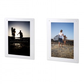 OFFERTA Cornice a giorno 90xH45cm in plexiglass con viti trasparenti.