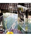 Photo frame table 15 cm Transparent acrylic with magnet.