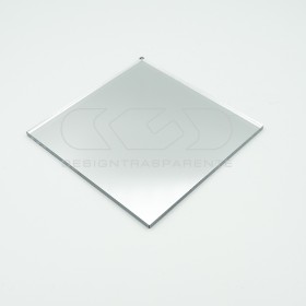 Planchas y paneles de metacrilato espejo plata 150x100 cm.
