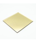 Planchas y paneles de metacrilato espejo oro 150x100 cm.