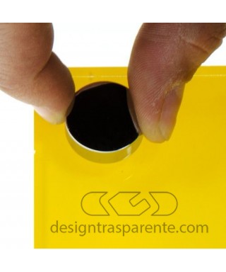 Mensola Cubo cm 15 in plexiglass fumé marrone espositore da parete.