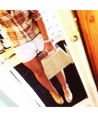 Borsetta trasparente da donna