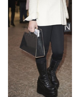 Borsetta trasparente da donna