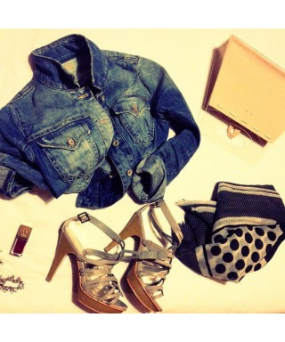 Borsetta trasparente da donna