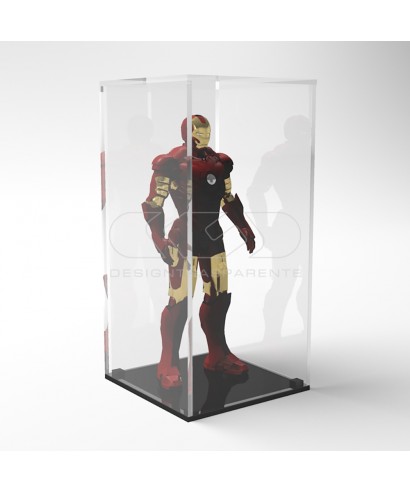 Acrylic display box 20x20 transparent for hobby model building Lego