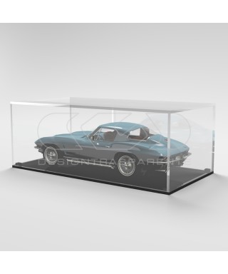 Acrylic display box 40x25 transparent for hobby model building Lego