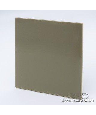 Plancha Metacrilato Marron Barro 860  láminas a medida.