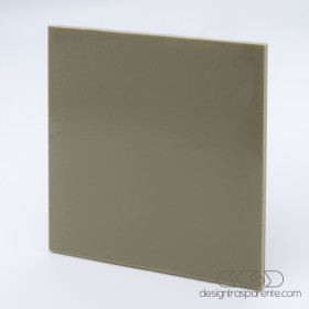 Lastra plexiglass marrone Fango pieno 860 acridite su misura.