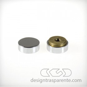 Mensola Cubo cm 25 in plexiglass colorato nero espositore da parete.