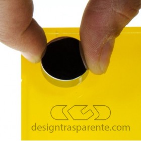 Mensola Cubo cm 25 in plexiglass colorato nero espositore da parete.