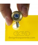 Mensola Cubo cm 25 in plexiglass colorato nero espositore da parete.