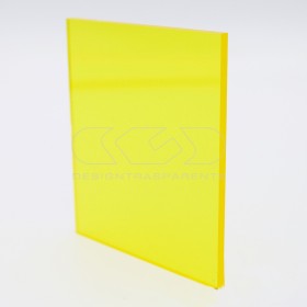 720 Transparent Yellow Acrylic customised sheets and panels.