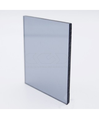 Lastra plexiglass fumè grigio medio trasparente 822 acridite su misura.