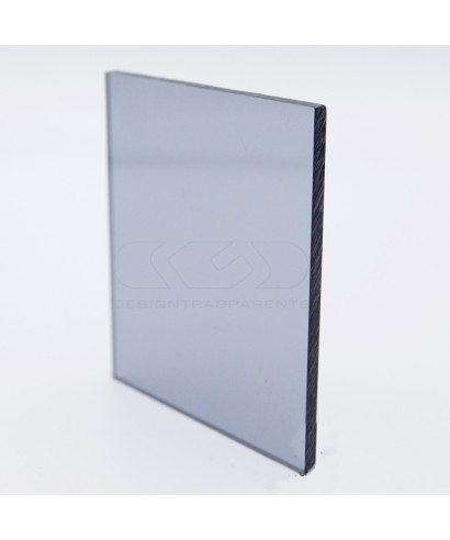 Lastra plexiglass fumè grigio trasparente 822 acridite su misura.