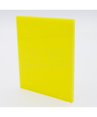 Lastra plexiglass giallo limone pieno acridite 751 su misura