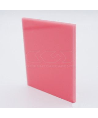 Lastra plexiglass rosa chicco pieno 338 acridite su misura.