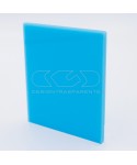 Lastra plexiglass celeste pieno 692 acridite su misura.