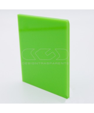 Lastra Plexiglass verde acido pieno acridite 292 su misura.