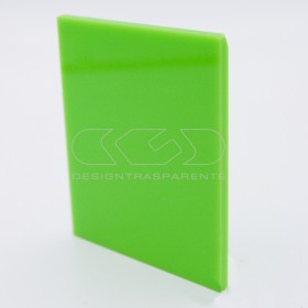 Lastra Plexiglass verde acido pieno acridite 292 su misura.
