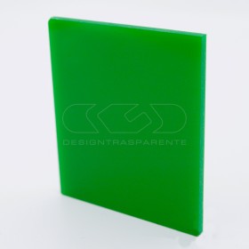 Lastra Plexiglass verde muschio pieno acridite 233 su misura.