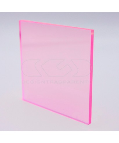 Plancha Metacrilato Rosa Fluorescente 92320 láminas a medida.