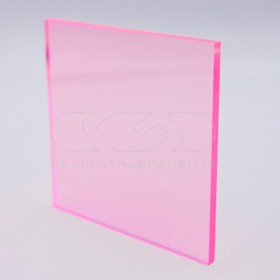 Plancha Metacrilato Rosa Fluorescente 92320 láminas a medida.