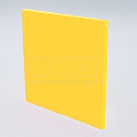 Plancha Metacrilato Amarillo Fluorescente 92705 láminas a medida.