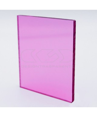 Lastra Plexiglass viola lilla pieno acridite 430 su misura.