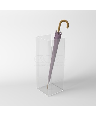 Acrylic umbrella stand cm 25x25h70 transparent