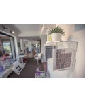 Mensola Cubo 60x38h25 in plexiglass trasparente espositore con cornice
