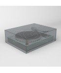 Coperchio per giradischi L40 P35 H15 in plexiglass trasparente o fumé.