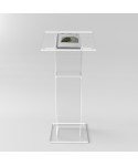 Lectern 50x40H100 Floor-standing clear acrylic lectern economic model.
