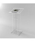 Lectern 50x40H100 Floor-standing clear acrylic lectern economic model.