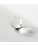 Sfera in plastica acrilica A661005, diametro 10 cm, trasparenti con