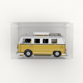Teca da parete cm 20 in plexiglass trasparente per Lego e modellismo.