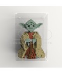 Cm 20 clear acrylic wall display case for Lego and miniature models.