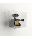 Vitrina de pared 35 cm metacrilato transparente para Lego y maquetas.