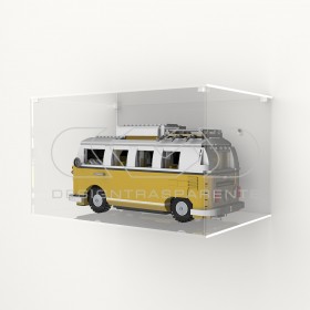 Teca da parete cm 35 in plexiglass trasparente per Lego e modellismo.