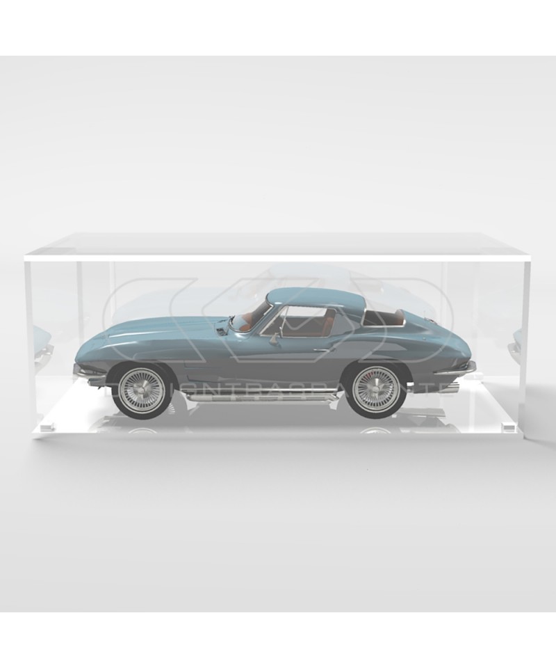 Acrylic display box 30x25 transparent for hobby model building Lego