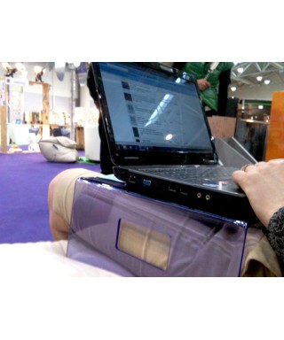 Servilio supporto per portatile in plexiglass trasparente