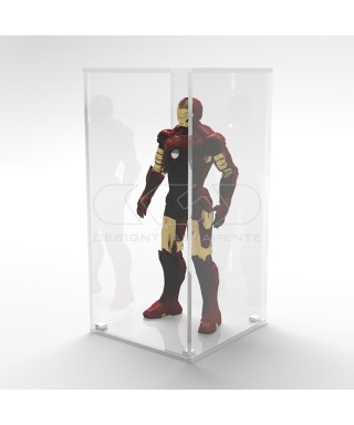 Acrylic display box 45x40 transparent for hobby model building Lego.