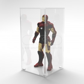 Acrylic display box 45x40 transparent for hobby model building Lego.